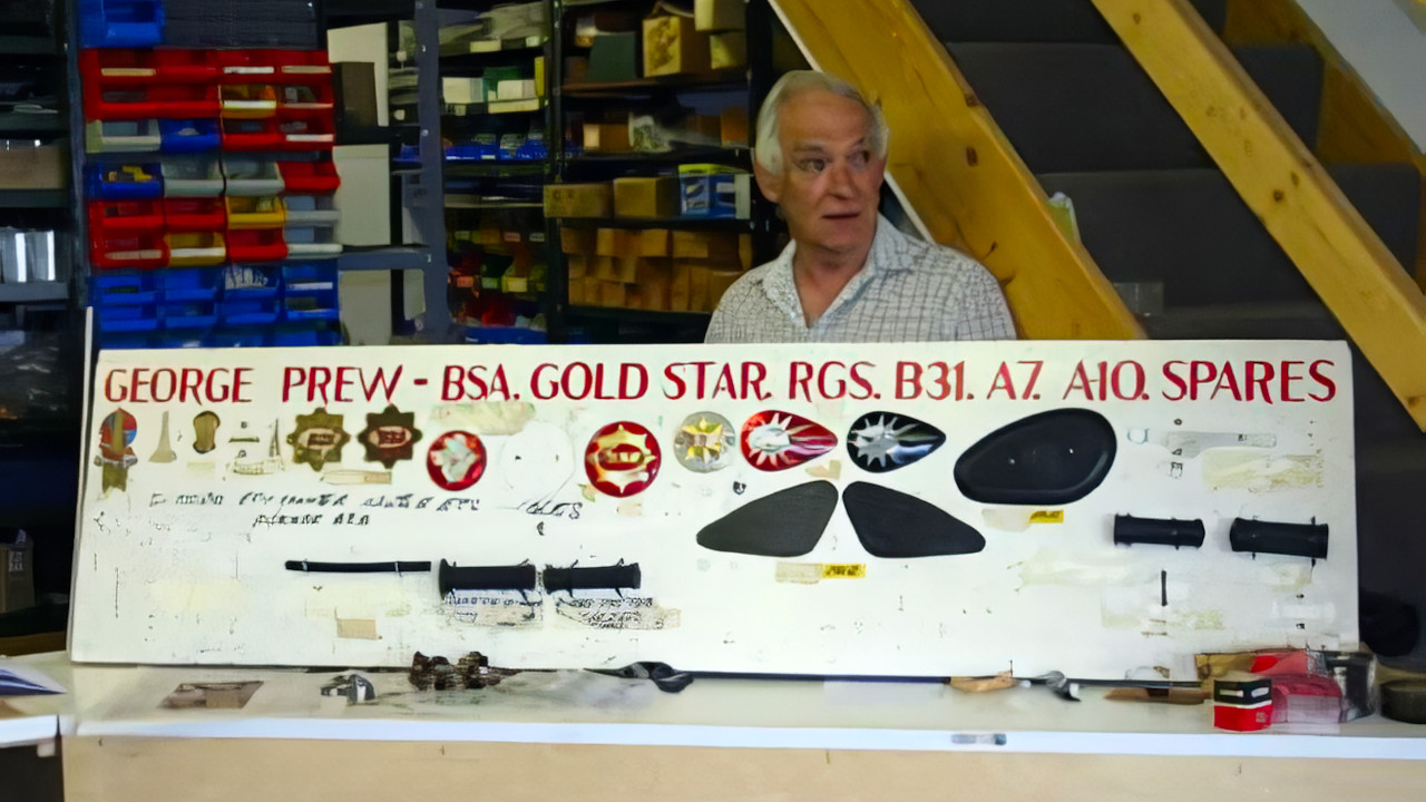 Geoge Prew BSA Gold Star Parts